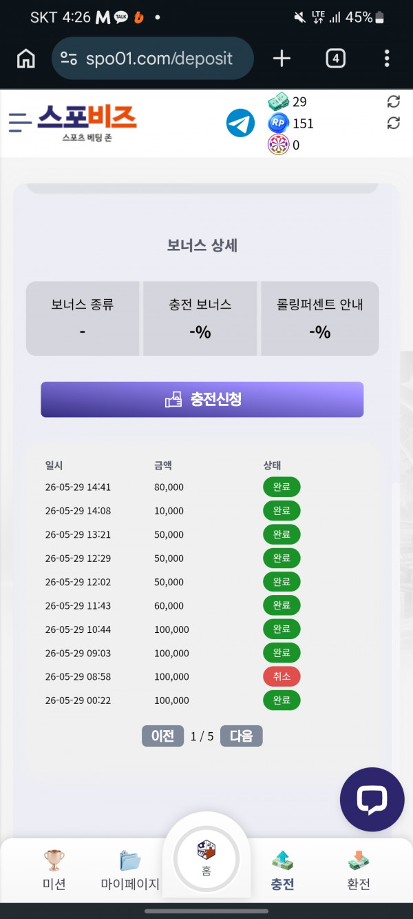 스포비즈 후기
